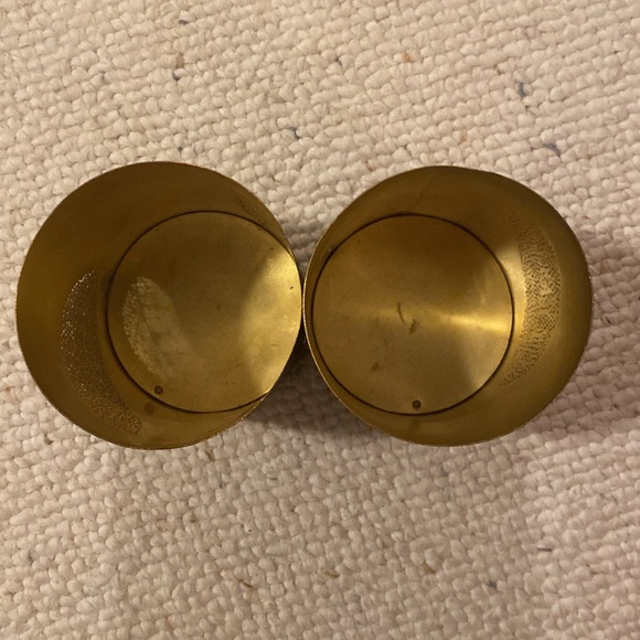 Crate and barrel leaf candle holders set - Picture 4 of 4